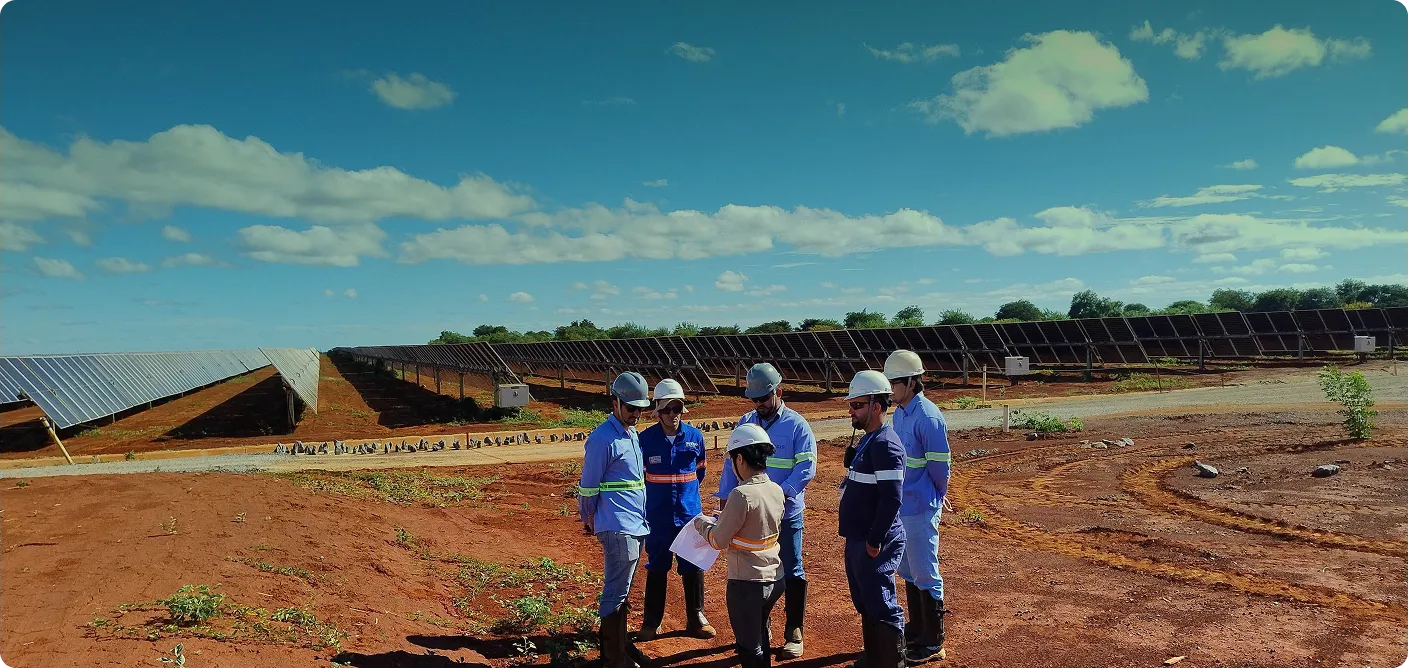 Equipe Renova Ambiental em projeto de investimento social privado