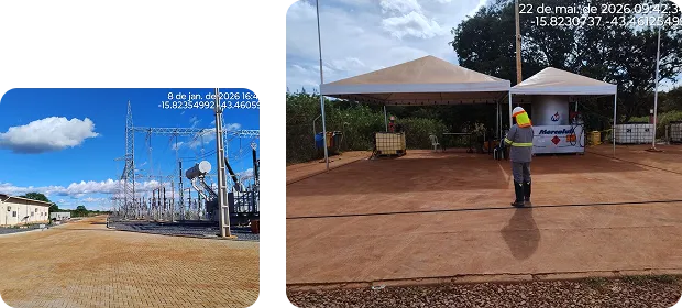 Equipe da Renova Ambiental conduzindo due diligence em campo
