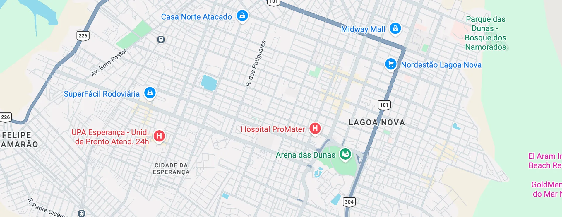 Mapa de localização