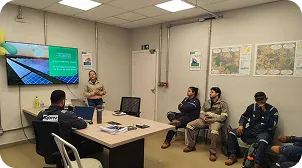 Equipe da Renova Ambiental em treinamento